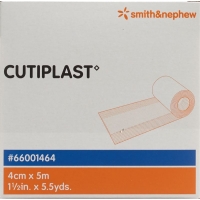 Cutiplast Wundverband 4cmx5m Vlies Weiss