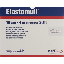 Elastomull Gazebinde Weiss 4mx10cm 20 Stück