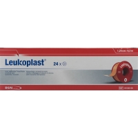 Leukoplast Sticking plaster 9.2mx1.25cm skin coloured 24 pieces