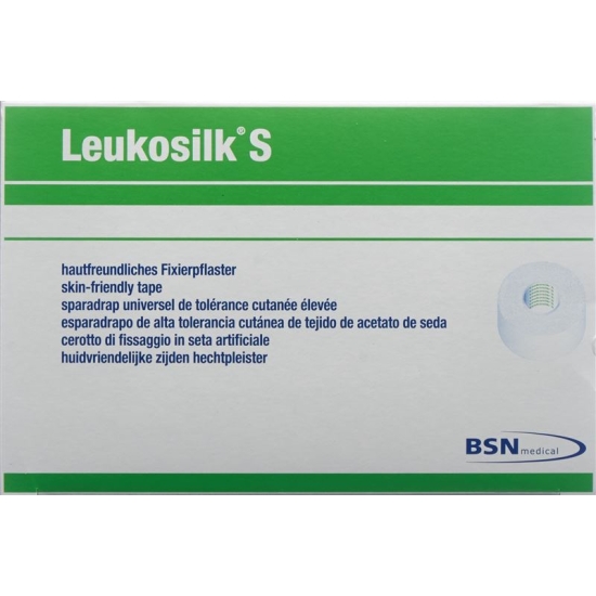 Leukosilk S Heftpflaster 9.2mx2.5cm Weiss 12 Stück buy online