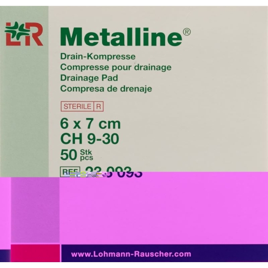 Metalline Drain-Kompressen Steril 6x7cm 50 Beutel buy online