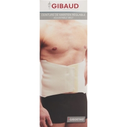 Gibaud Nierenstütze Velcro 27cm 90-100cm Weiss
