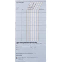BAG vaccination certificate National Blue D