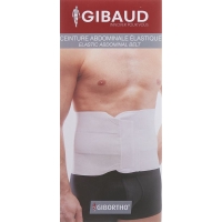 Gibaud Leibgürtel Velcro 24cm 106-120cm Weiss