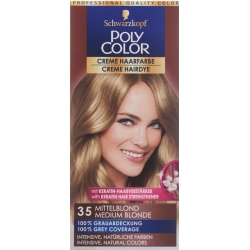 Polycolor Creme Haarfarbe 35 Mittelblond 90ml