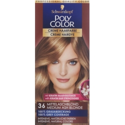 Polycolor Creme Haarfarbe 36 Mittelaschblond 90ml
