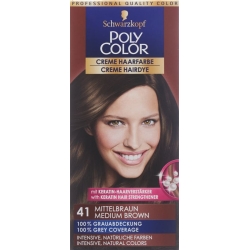 Polycolor Creme Haarfarbe 41 Mittelbraun 90ml