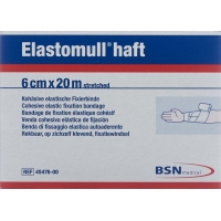 Elastomull Haft Gazebinde Weiss 20mx6cm Rolle