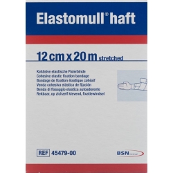 Elastomull adhesive gauze bandage white 20mx12cm roll