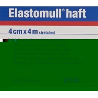Elastomull Haft Gazebinde Weiss 4mx4cm Rolle