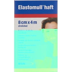 Elastomull Haft Gazebinde Weiss 4mx8cm Rolle