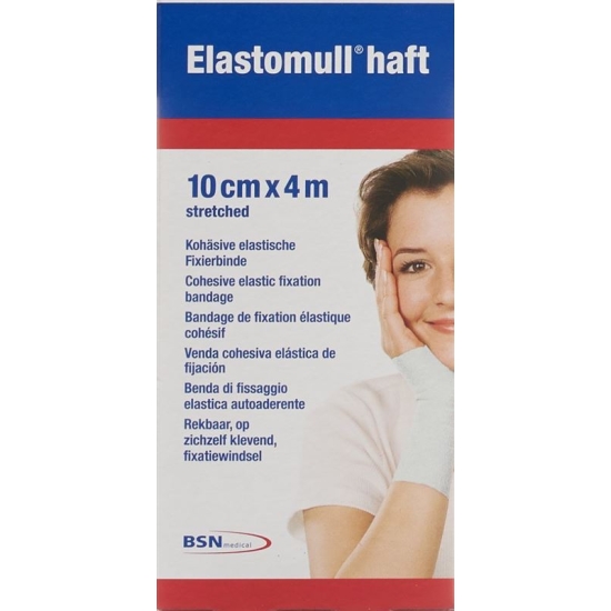 Elastomull Haft Gazebinde Weiss 4mx10cm Rolle buy online