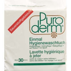 Puroderm Einmal Hygienewaschtücher 30 Stück