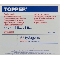 Topper Schlitzkompressen 10x10cm Steril 50 Beutel 2 Stück