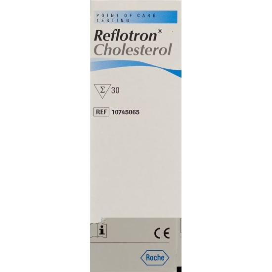 REFLOTRON Cholesterol Test Strips 30 pcs