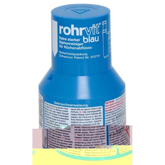 Rohrvit Ablaufreiniger Granulat Blau 100g buy online