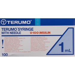 Terumo U-100 Insulin-Spritzen 26g 12x0.45mm 1ml