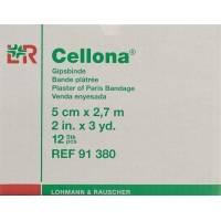 Cellona Gipsbinden 2.75mx5cm Feincremig 12 Stück