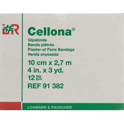 Cellona Gipsbinden 2.75mx10cm Feincremig 12 Stück