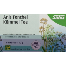Salus Anise Fennel Caraway Tea Organic Bag 15 pieces