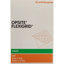 Opsite Flexigrid Folienverband 6x7cm 100 Beutel