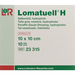Lomatuell H Salbenkompresse 10x10cm Steril 10 Stück