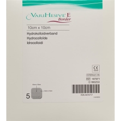 VariHesive E Border Hydrokolloidverband 10x10 / 14x14cm 5 Stück