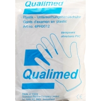 Qualimed Plastik Handschuhe Universal 100 Stück