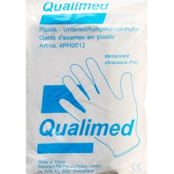 Qualimed Plastik Handschuhe Universal 100 Stück