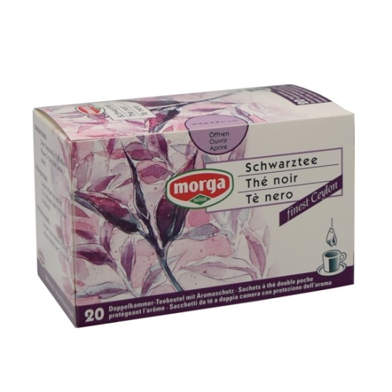 Morga Schwarztee Ceylon mit Hüllen 20 Stück buy online