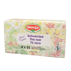 Morga Schwarztee Finest Ceylon mit Hüllen 100 Stück