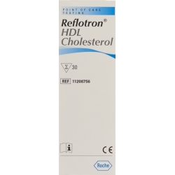 REFLOTRON HDL Cholesterol Test Strips 30 pcs