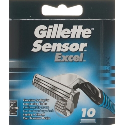 Gillette Sensor Excel Ersatzklingen 10 Stück