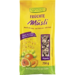 Rapunzel Früchte Müesli Beutel 750g