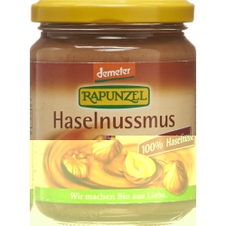 Rapunzel Haselnussmus Glas 250g