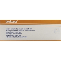 Leukopor Heftpflaster 9.2mx2.5cm Weiss 12 Stück