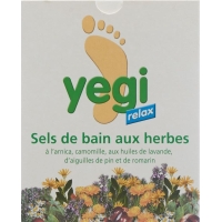 Yegi Relax Kräuter Fussbadesalz 4 Beutel à 50g