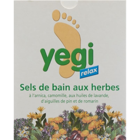 Yegi Relax Kräuter Fussbadesalz 4 Beutel à 50g buy online
