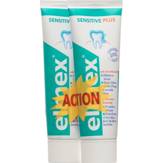 Elmex Sensitive Plus Zahnpasta 2x 75ml buy online