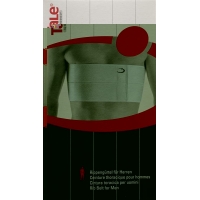 Tale Rib Belt 15cm Men's Velcro White