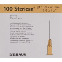 Sterican Nadel 19g 1.10x40mm Elfenb Luer 100 Stück