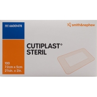Cutiplast Steril Wundverband 7.2cmx5cm Weiss 100 Stück