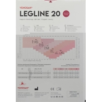 Venosan Legline 20 A-d L Black 1 pair
