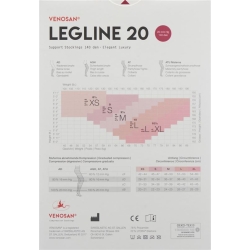 Venosan Legline 20 A-d L Sahara 1 pair