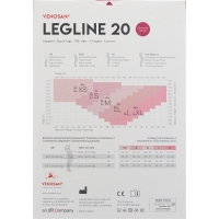 Venosan Legline 20 A-t L Black 1 pair