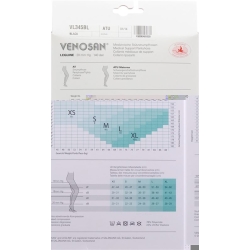 Venosan Legline 20 A-tm L Black 1 Paar