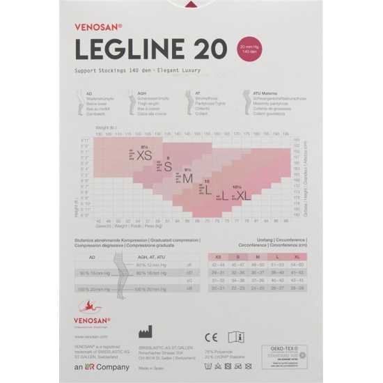 Venosan Legline 20 A-tm M Sahara 1 Paar buy online