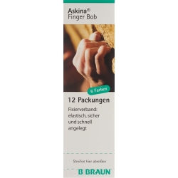 Askina Finger Bob Farbig 12x 6 Stück