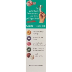 Askina Finger Bob Weiss 12x 6 Stück