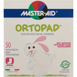 Ortopad Occlusionspflaster Junior Weiss -2j 50 Stück